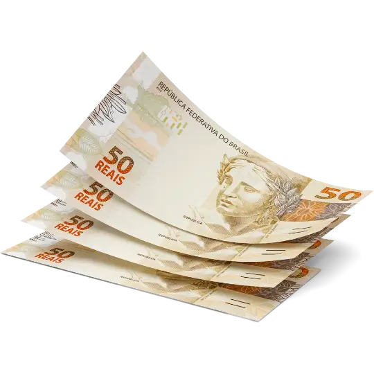 Pacote de notas fake R$ 4600
