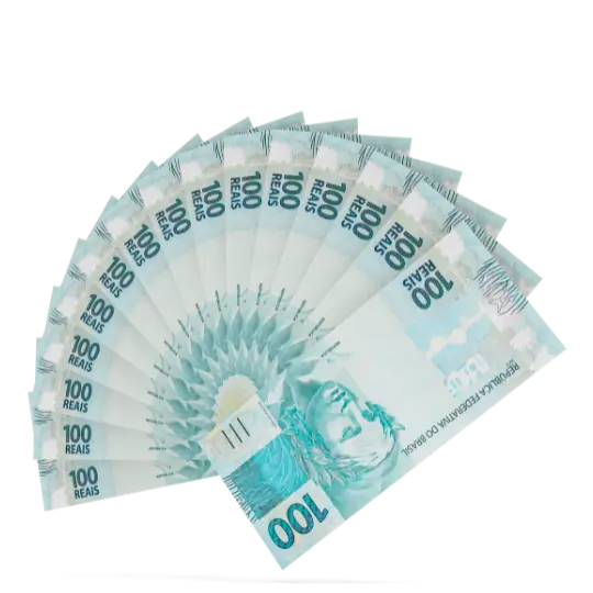 Pacote de notas fake R$ 3400
